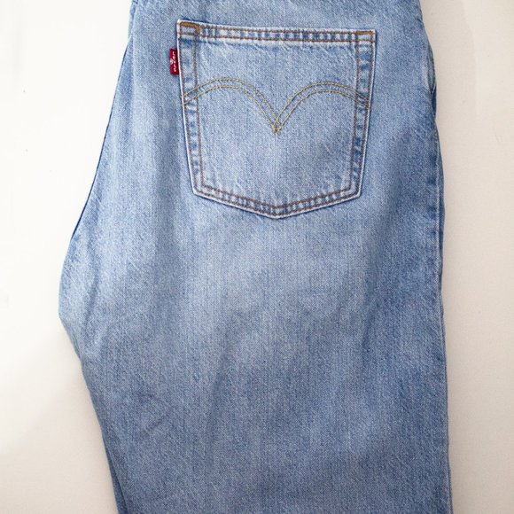 Levis Original 501 Jeans Distressed High Rise - Picture 4 of 7